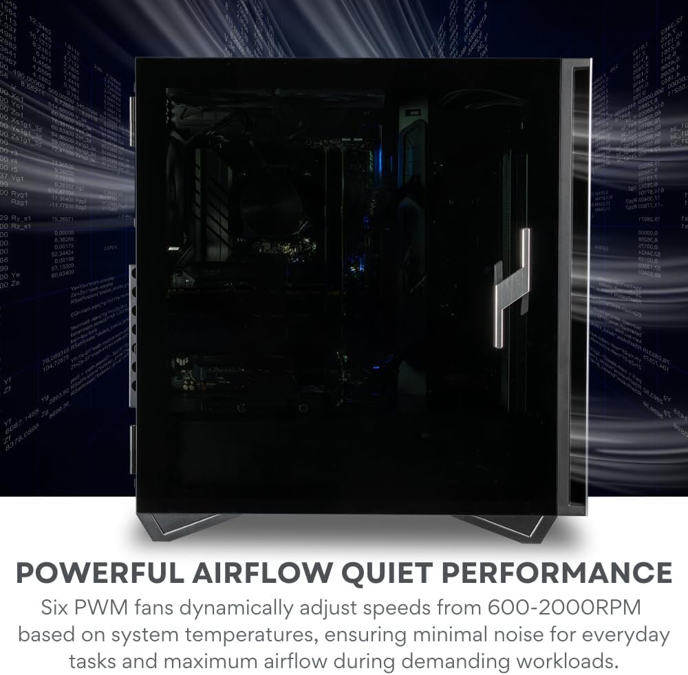 Threadripper PRO 7985WX 64-Core Workstation Desktop PC with RTX 5080 16GB. 256GB RAM. 4TB SSD+3TB HDD. W11P (High Performance Computer for Gen AI. AR. ML. CAD. Deep Learning. 3D Modeling & Rendering) - Image 4