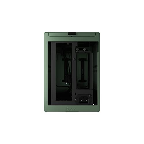 Fractal Design Terra Jade - Wooden Walnut Front Panel - Small Size - Mini ITX Gaming Case - PCIe 4.0 Divider - USB Type-C - Anodic Aluminum Panel - Image 3