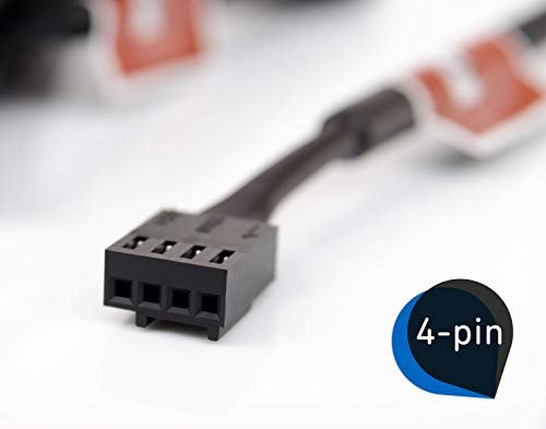 Noctua NF-A14 iPPC-3000 PWM. Heavy Duty Cooling Fan. 4-pin. 3000 RPM (140mm, Black) - Image 7