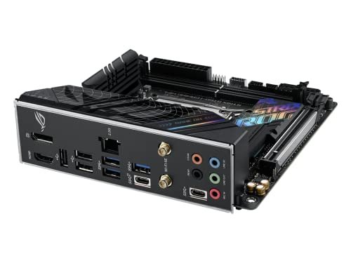 ASUS ROG Strix B760-I Gaming WiFi 6E Intel® B760 (13th & 12th Gen) LGA 1700 Mini ITX Motherboard. 8+1 Power Stages. DDR5 up to 7600 MT/s. PCIe 5.0.2xM.2 Slots. USB 3.2 Gen 2x2 Type-C.Aura Sync RGB - Image 3