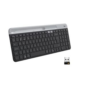 Logitech K580 Ultra-Thin Multi-Device Wireless Keyboard. Graphite