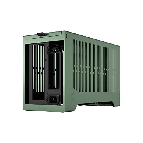Fractal Design Terra Jade - Wooden Walnut Front Panel - Small Size - Mini ITX Gaming Case - PCIe 4.0 Divider - USB Type-C - Anodic Aluminum Panel - Image 7