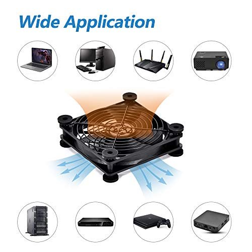 SCCCF Silent 120mm USB Fan. 5V USB Portable Cooling Fan for Flat Panel TV Receiver Router DVR Playstation Xbox Computer Cabinet Cooler - Image 7