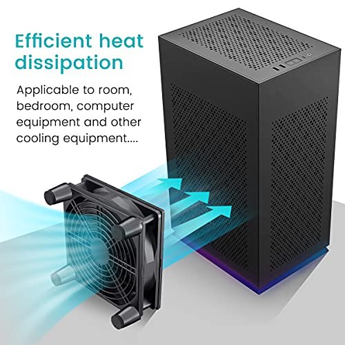 Wathai Receiver DVR Xbox TV Box Router Fan 120mm x 25mm 5V USB Power Supply - Image 3